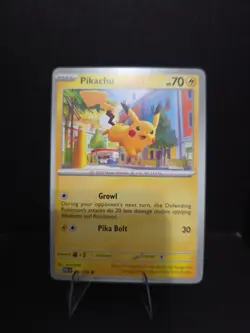 Pokemon Card | 018/091 Pikachu - Non Holo Common - SV: Paldean Fates (PAF) - Image 1