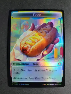 Robot / Food (Foil) Token MTG Spider-Man - Image 2
