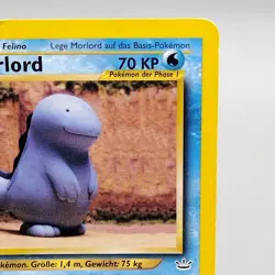 1st Edition German Morlord (Quagsire) 70KP Neo Revelation 48/64 Pokemon Card MP - Image 3