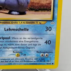 1st Edition German Morlord (Quagsire) 70KP Neo Revelation 48/64 Pokemon Card MP - Image 5