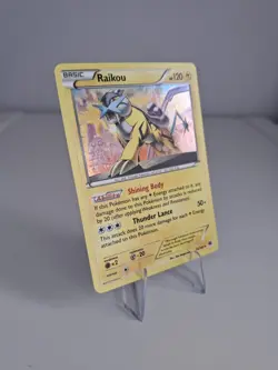 Raikou 55/162 Cosmos Holo XY Breakthrough 2015 Pokemon Card. Pack Fresh. - Image 2