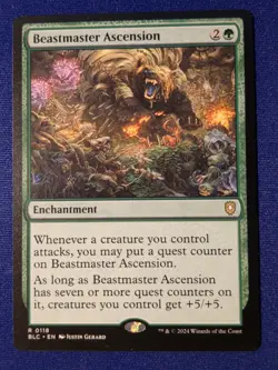Beastmaster Ascension - BLC 0118 - NM - MTG Magic - Image 1