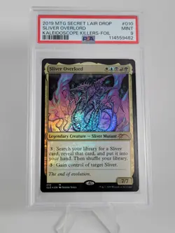 MTG - Sliver Overlord - Secret Lair Drop Series - 10 - Foil Mythic - PSA 9 Mint - Image 1