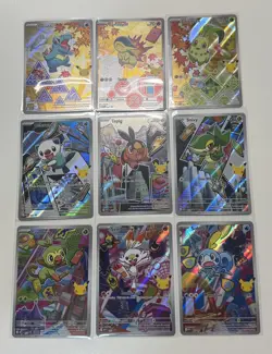 Pokemon First Partner Illustration Collection Series 2 Complete Set Of 9 Cards - Image 1