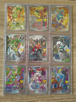 Pokemon First Partner Illustration Collection Series 2 Complete Set Of 9 Cards - Image 1