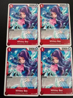 Whitey Bay OP02-014 x4 Playset One Piece Card Game English Paramount War TCG - Image 1