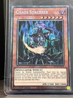 Chaos Sorcerer MP25-EN019 Starlight Rare 1st Edition YuGiOh TCG Card - Image 1