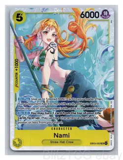 Nami EB03-053 SR ONE PIECE Heroines Edition English Card NM - Image 1