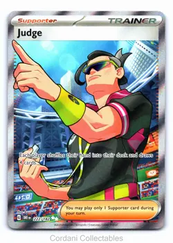 Judge 222/182 - Destined Rivals - Pokemon Card - Near Mint - Image 1