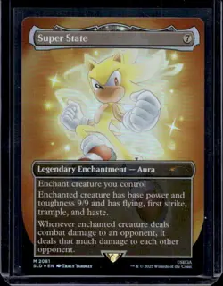 Mtg Magic: Super State | Sonic Secret Lair 2081 FOIL Borderless Mythic - Image 1