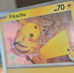 pikachu 2026 pokemon day promo with SWIRL MINT CONDITION Pokemon tcg - Image 5