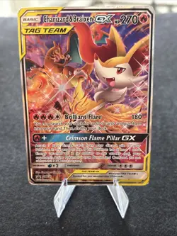 Charizard & Braixen GX SM230 Pokemon Promo | Heavily Played - Image 1