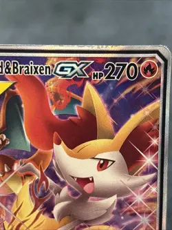 Charizard & Braixen GX SM230 Pokemon Promo | Heavily Played - Image 2