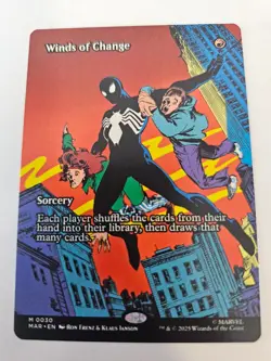 MTG - Winds of Change Borderless - Marvel: Spider-Man Eternal-Legal - Image 1