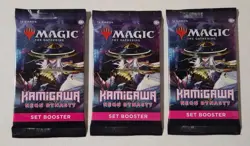 MTG Kamigawa Neon Dynasty Lot of 3 Set Booster Packs Magic the Gathering - Image 1