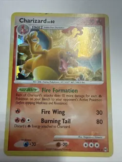 Pokemon TCG Charizard 1/99 Cracked Ice Holo Platinum Arceus 2009 MP - Image 1