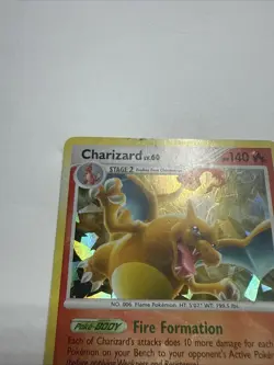 Pokemon TCG Charizard 1/99 Cracked Ice Holo Platinum Arceus 2009 MP - Image 2