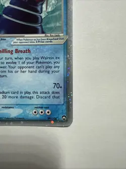 Walrein ex 99/108 Power Keepers Holofoil Ultra Rare Pokemon TCG - Image 3