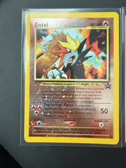 Pokemon TCG Entei Wizards Black Star Promo 34 and 244 (Japanese) Holo Promo NM - Image 3