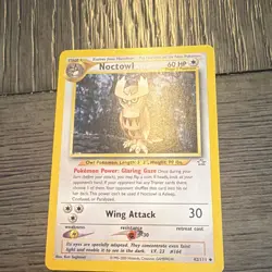 Pokemon TCG Noctowl 42/111 Neo Genesis Regular English Uncommon Unlimited 60HP - Image 1