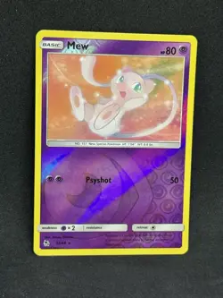 Pokemon TCG MEW 32/68 Reverse Holo Rare HIDDEN FATES NM - Image 1