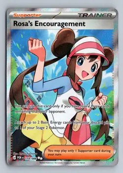Rosa's Encouragement 114/088 Ultra Rare Perfect Order Pokemon Near Mint - Image 1