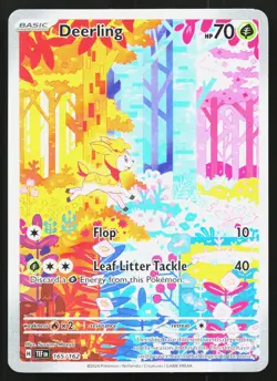 DEERLING 165/162 ILLUSTRATION RARE TEMPORAL FORCES POKEMON LP - Image 1