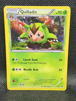 Pokemon Quilladin XY Kalos Starter Set Holo 4/39 Played Condition - Image 1