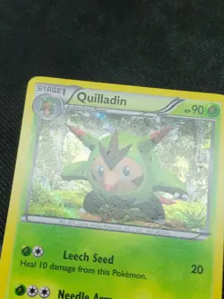 Pokemon Quilladin XY Kalos Starter Set Holo 4/39 Played Condition - Image 3