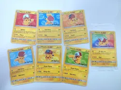 Ash’s Pikachu I Choose You Movie Promo - Set Of 7 SM108-114 Pokemon TCG - NM Esp - Image 1