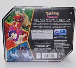 Pokemon TCG - Divergent Powers Tins Set of 3 Decidueye Samurot Typhlosion Sealed - Image 3