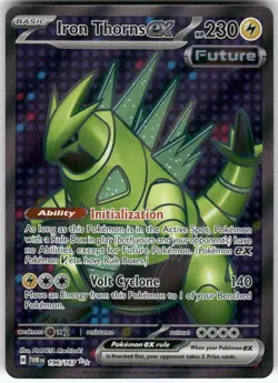 Iron Thorns ex 196/167 Ultra Rare Twilight Masquerade Pokemon Near Mint - Image 1