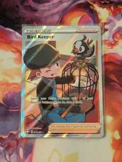 Bird Keeper 066/72 Near Mint Full Art Shining Fates 066/072 Pokemon Tcg Holo - Image 1