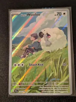 Hop’s Wooloo 170/159 NM Illustration Rare Holo Journey Together Pokemon Ship Now - Image 1