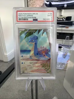 PSA 9 Misty's Lapras 194/182 Destined Rivals Illustration Rare Pokemon TCG MINT - Image 1