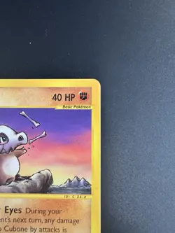 The Pokemon Company Cubone 072/147 Aquapolis 2002 Common English Basic 40 HP - Image 5