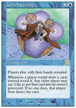 Zur's Weirding - Medium Play MTG Classic 6th Edition - Image 1