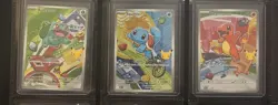 Pokemon First Partner Illustration Collection 30th anniversary Kanto set - NM+ - Image 1