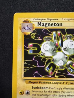 Magneton 26/62 Fossil Non Holo Rare Vintage WOTC Pokemon TCG Cards 1999 - Image 2