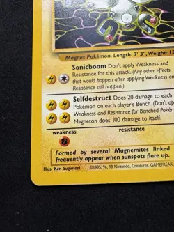 Magneton 26/62 Fossil Non Holo Rare Vintage WOTC Pokemon TCG Cards 1999 - Image 4