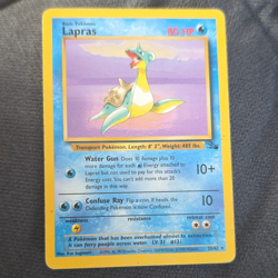 Wizards of the Coast Lapras 25/62 Fossil Regular Rare Unlimited EN 80HP 1999 - Image 1