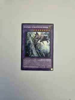 Buster Blader, the Dragon Destroyer Swordsman MP16-EN210 Secret Rare Card - Image 1