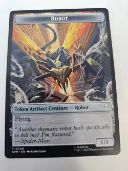 MTG - FOOD || ROBOT Double Sided Token - Marvel: Spider-Man - Image 1