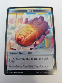 MTG - FOOD || ROBOT Double Sided Token - Marvel: Spider-Man - Image 2