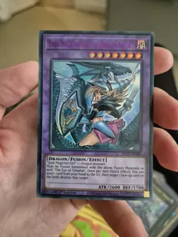 Yu-Gi-Oh! TCG Dark Magician Girl the Dragon Knight Ultra Rare Card DLCS-EN006 - Image 1