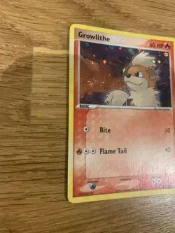 Pokemon Cards Growlithe Reverse Holo Ex Fire Red Leaf Green Old Vintage Rare - Image 2