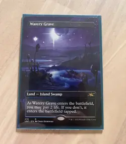 Wizards of the Coast MTG Watery Grave #278 Unfinity Rare Land Regular - Image 1