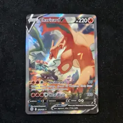Pokemon TCG Charizard v Alt Art Rare Card Brilliant Stars 154/172 - Image 2