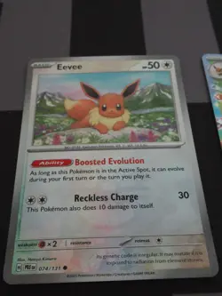 Pokemon TCG Prismatic Evolutions Eevee and Eeveelutions Mint/NM - Image 2