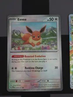 Pokemon TCG Prismatic Evolutions Eevee and Eeveelutions Mint/NM - Image 3